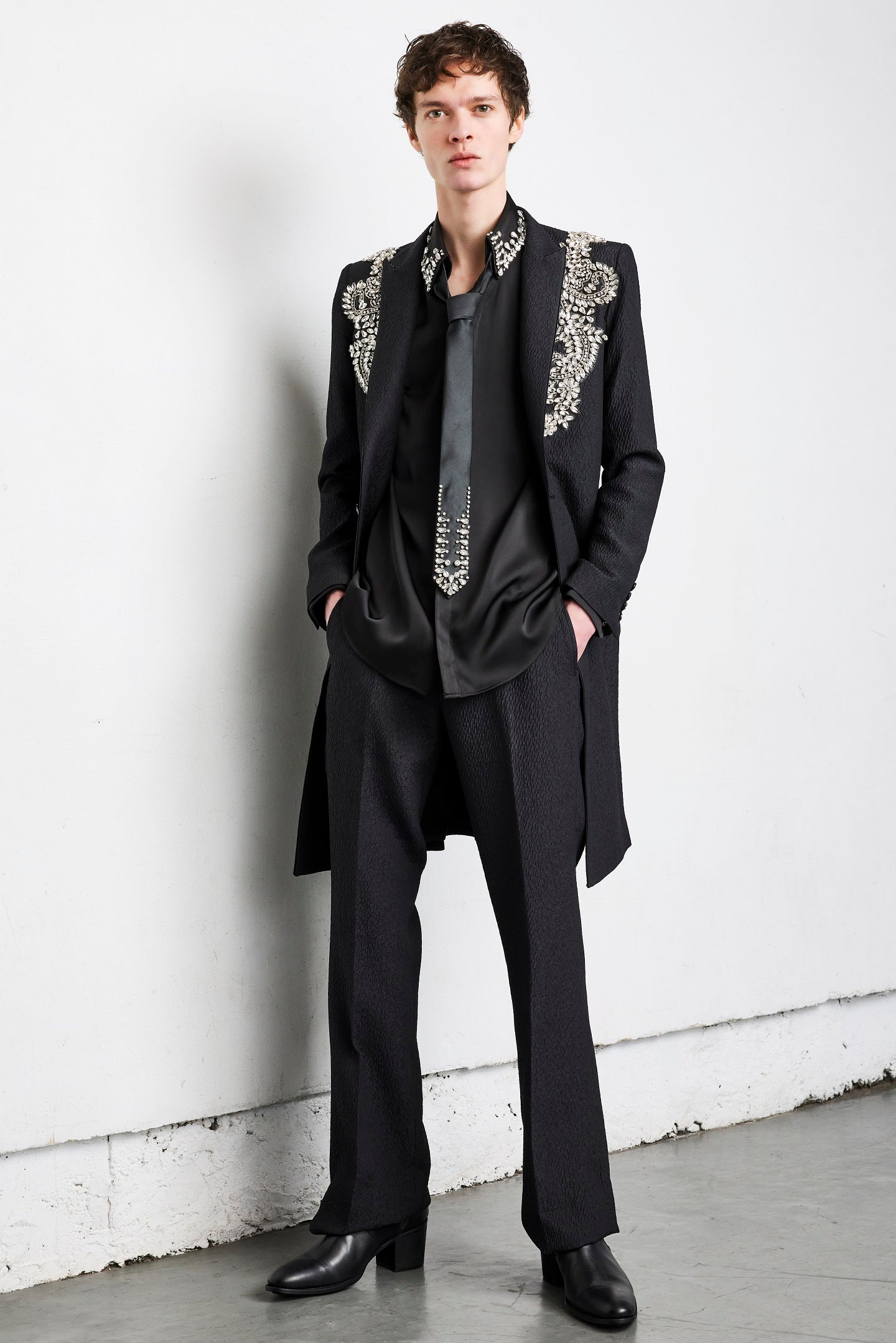 SOS TE NUTO ビジューデコラティブシャツ 2516Z01