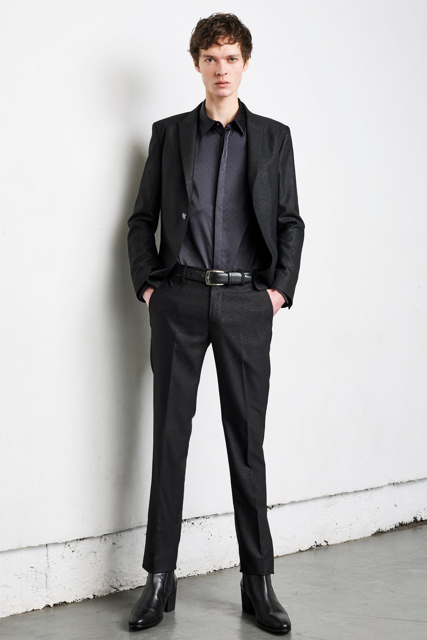 SOS TE NUTO ラインストーンドットジャケット 2513Z05