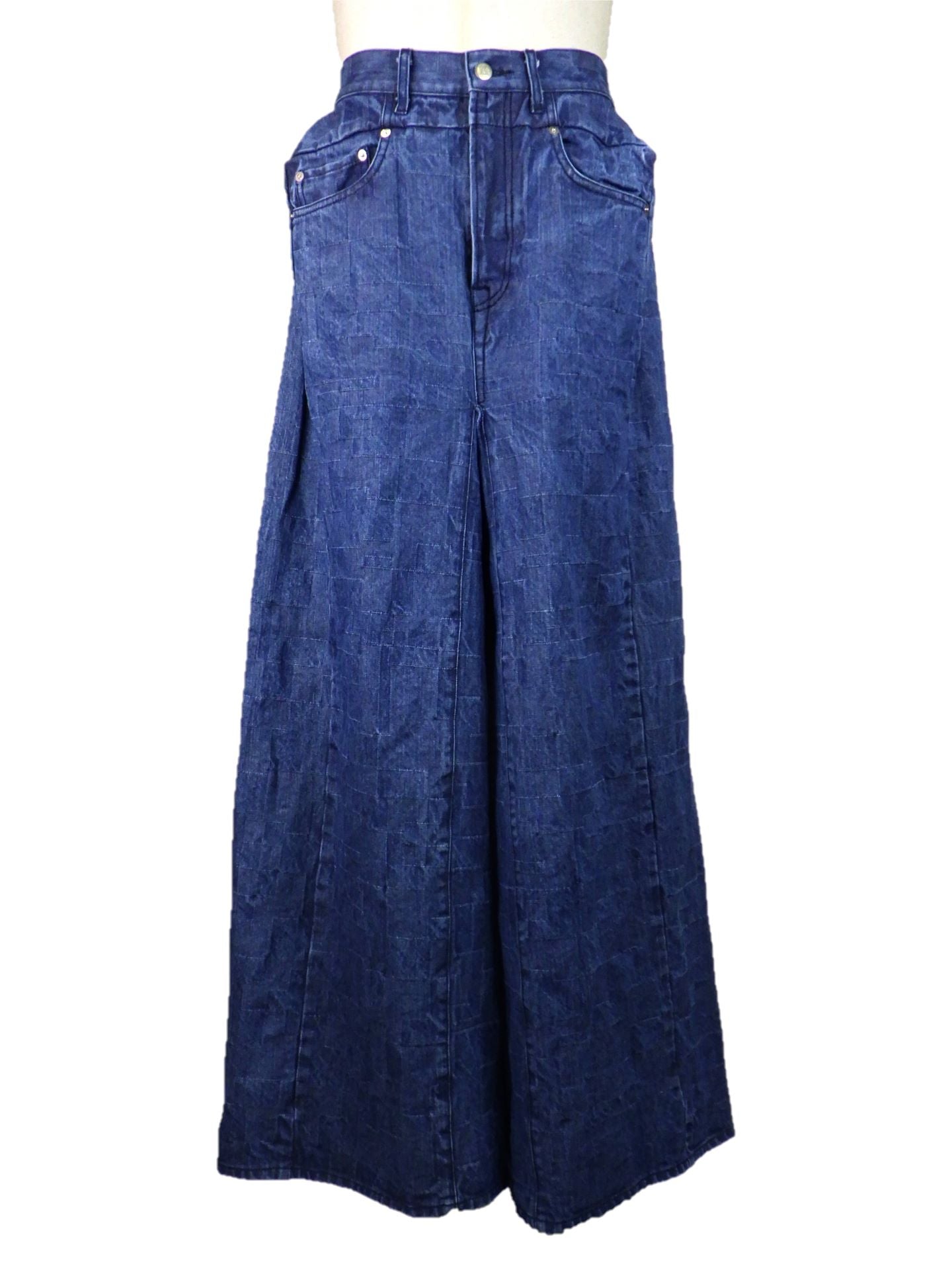 ANREALAGE　ボックスデニムパンツ　AZ252SB2043-INDIGO