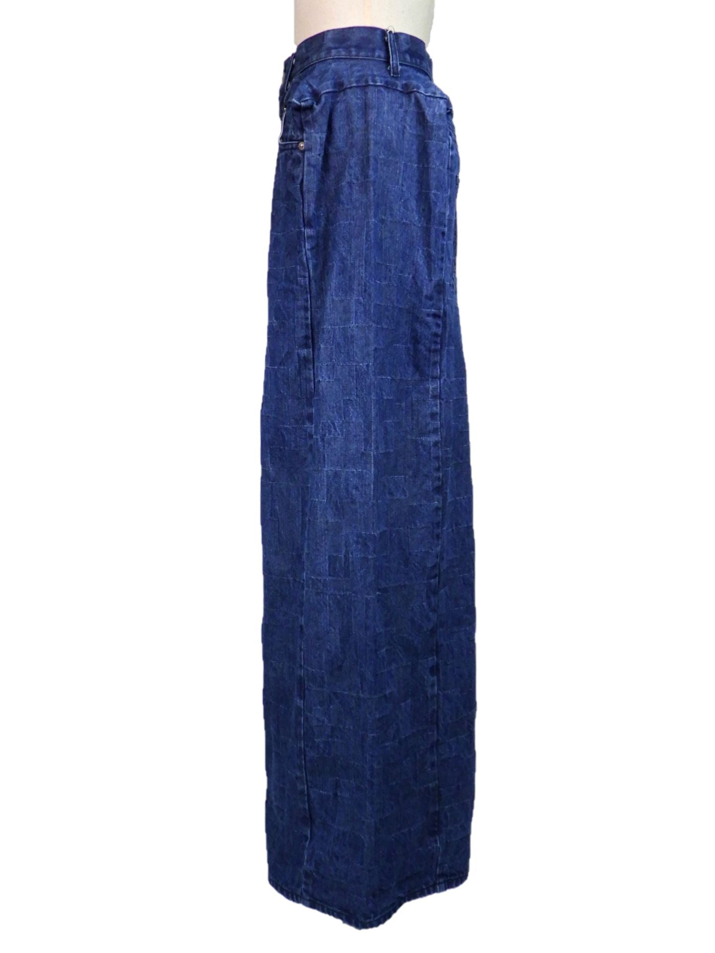 ANREALAGE　ボックスデニムパンツ　AZ252SB2043-INDIGO