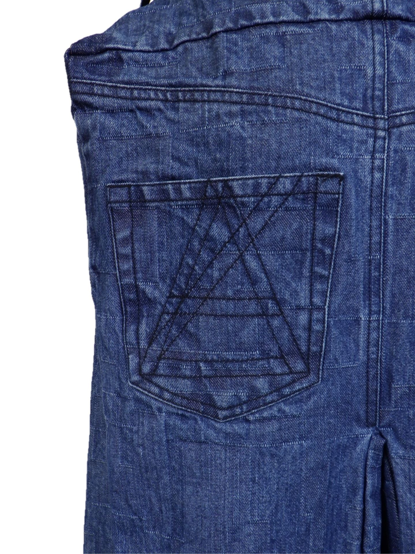 ANREALAGE　ボックスデニムパンツ　AZ252SB2043-INDIGO