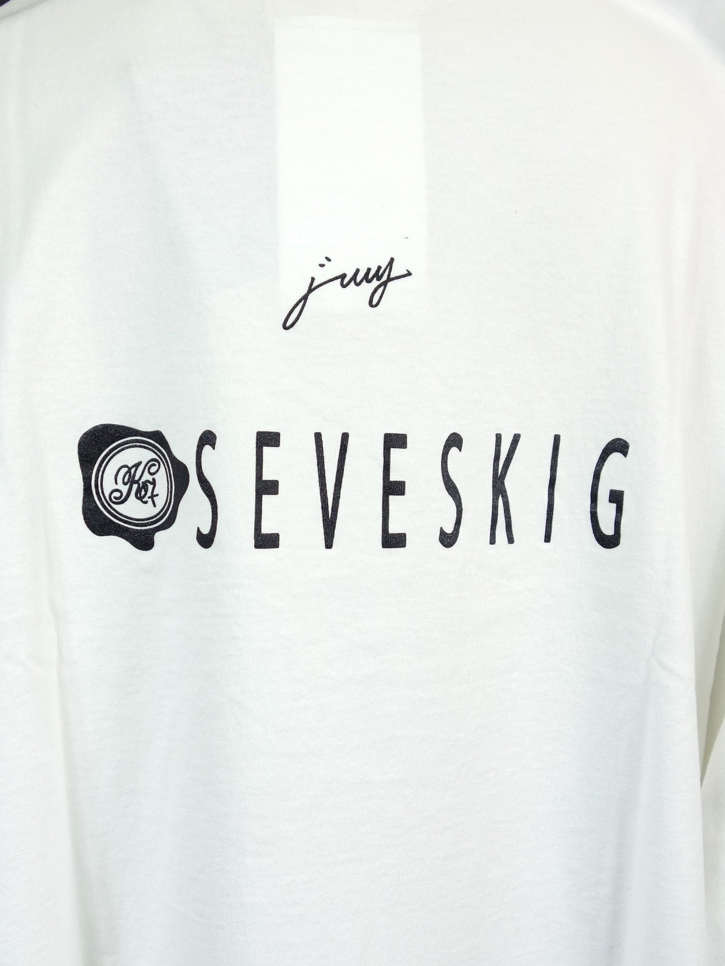 SEVESKIG(セブシグ)　ロングスリーブTシャツver.VENTY(白)　CT-SV-NYA-1004-WH