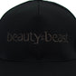 beauty:beast(ビューティービースト)　5 PANEL CAP ROGO EMBROIDERY(黒)　bb-02005-BK