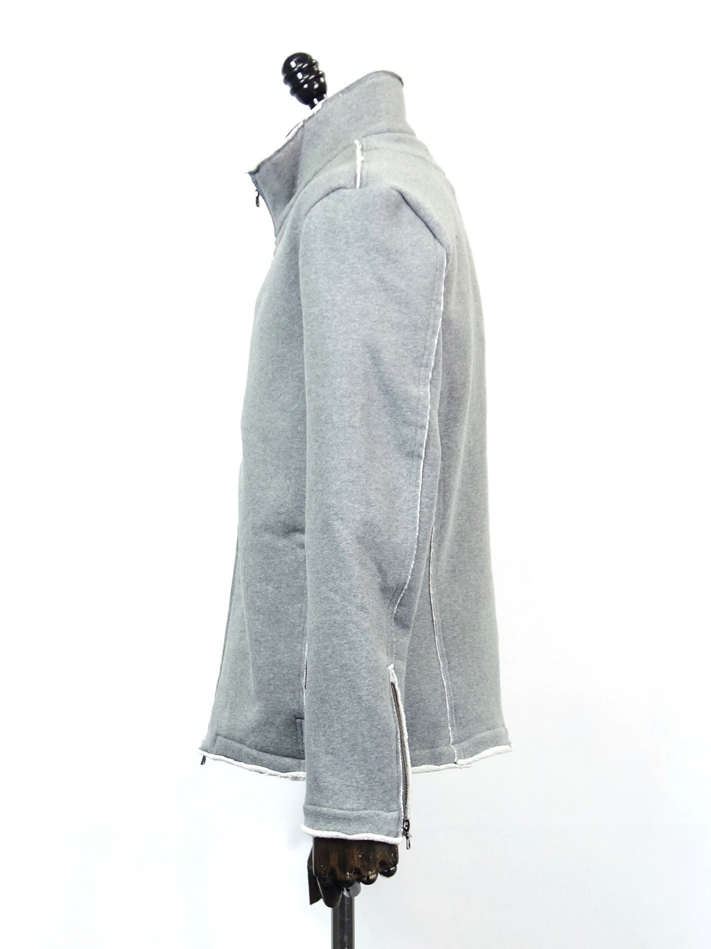 wjk (ダヴルジェイケイ)　ライダーススタイルスウェット(GRAY)　2058hj17e-GRY