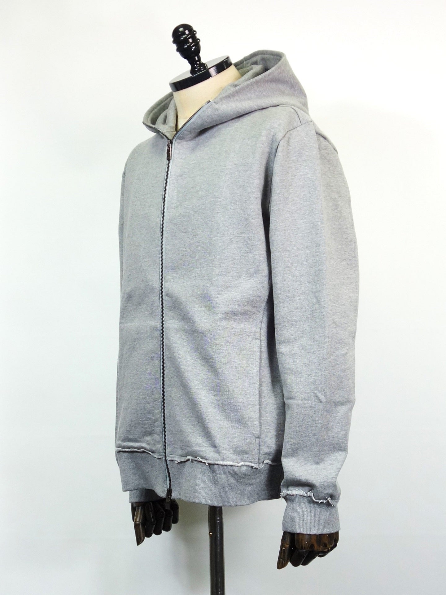 wjk　ジップアップパーカー　パーカー　グレー wjk ベーシックジップアップパーカー 2060cj61e-GRY – KAWANO
