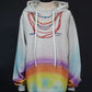 SEVESKIG　Rainbow Spray Pullover Hoodie　SW-SV-NGS-1001