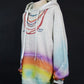 SEVESKIG　Rainbow Spray Pullover Hoodie　SW-SV-NGS-1001