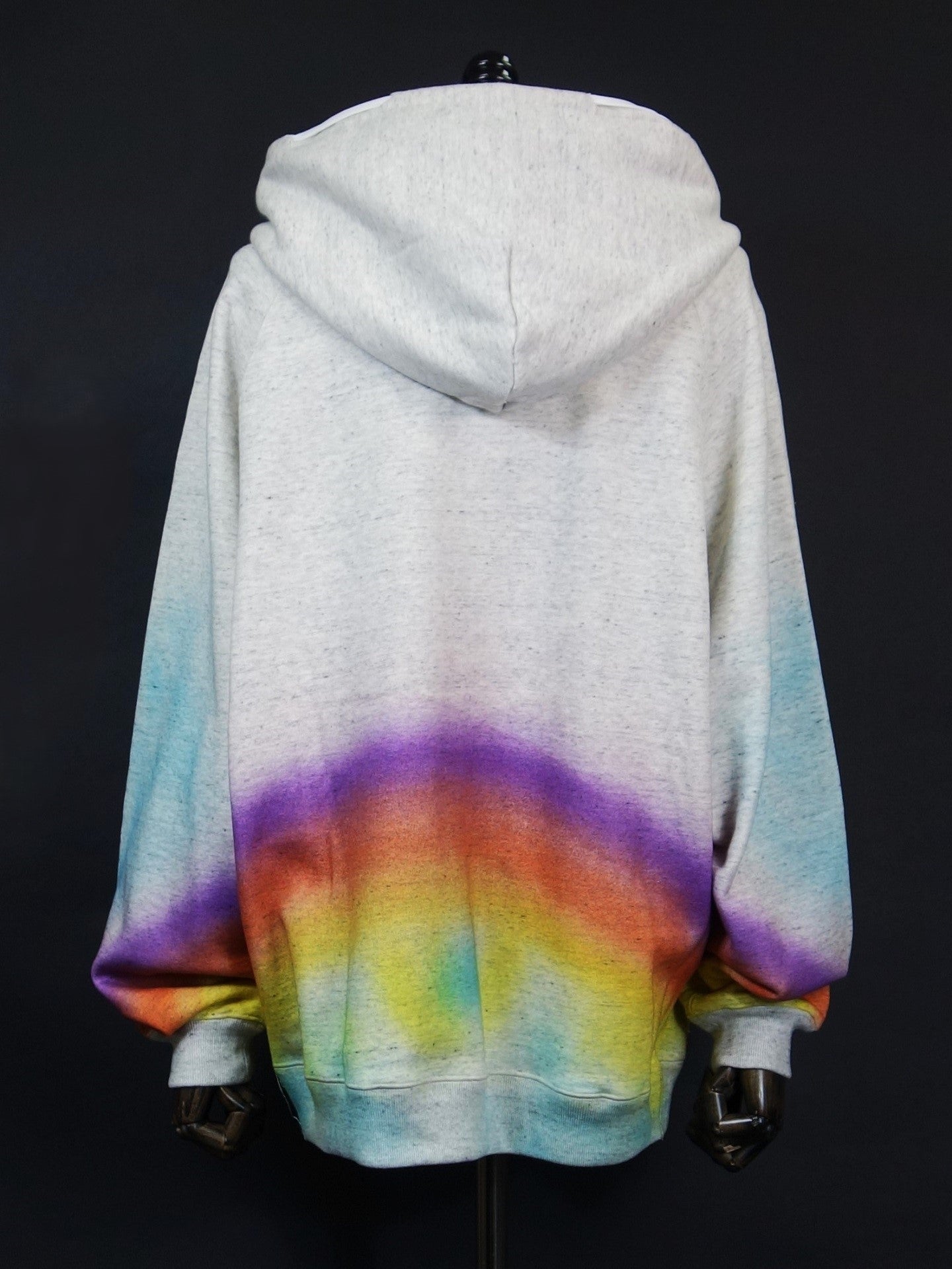 SEVESKIG　Rainbow Spray Pullover Hoodie　SW-SV-NGS-1001