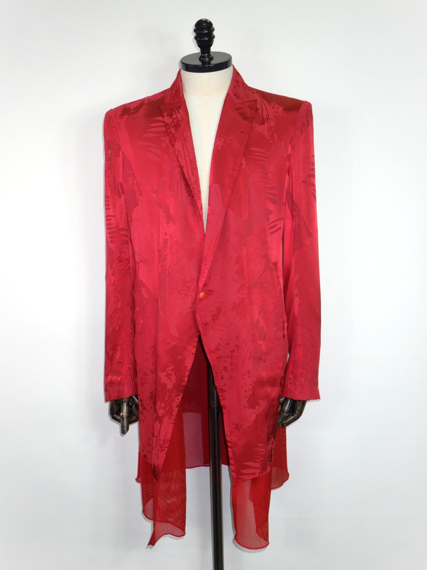 kiryuyrik　シャドーバタフライオパールレイヤードジャケット　KV-HJ35-903-RED
