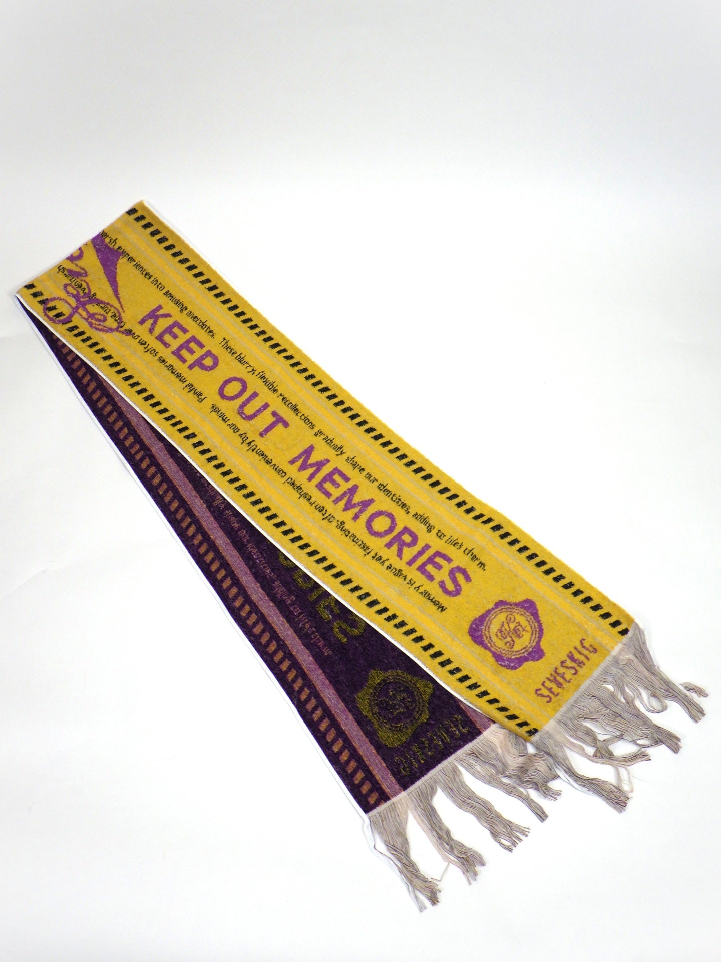 SEVESKIG　MEMORIES “KEEP OUT” Muffler Towel　AC-SV-NRS-1005-YEL