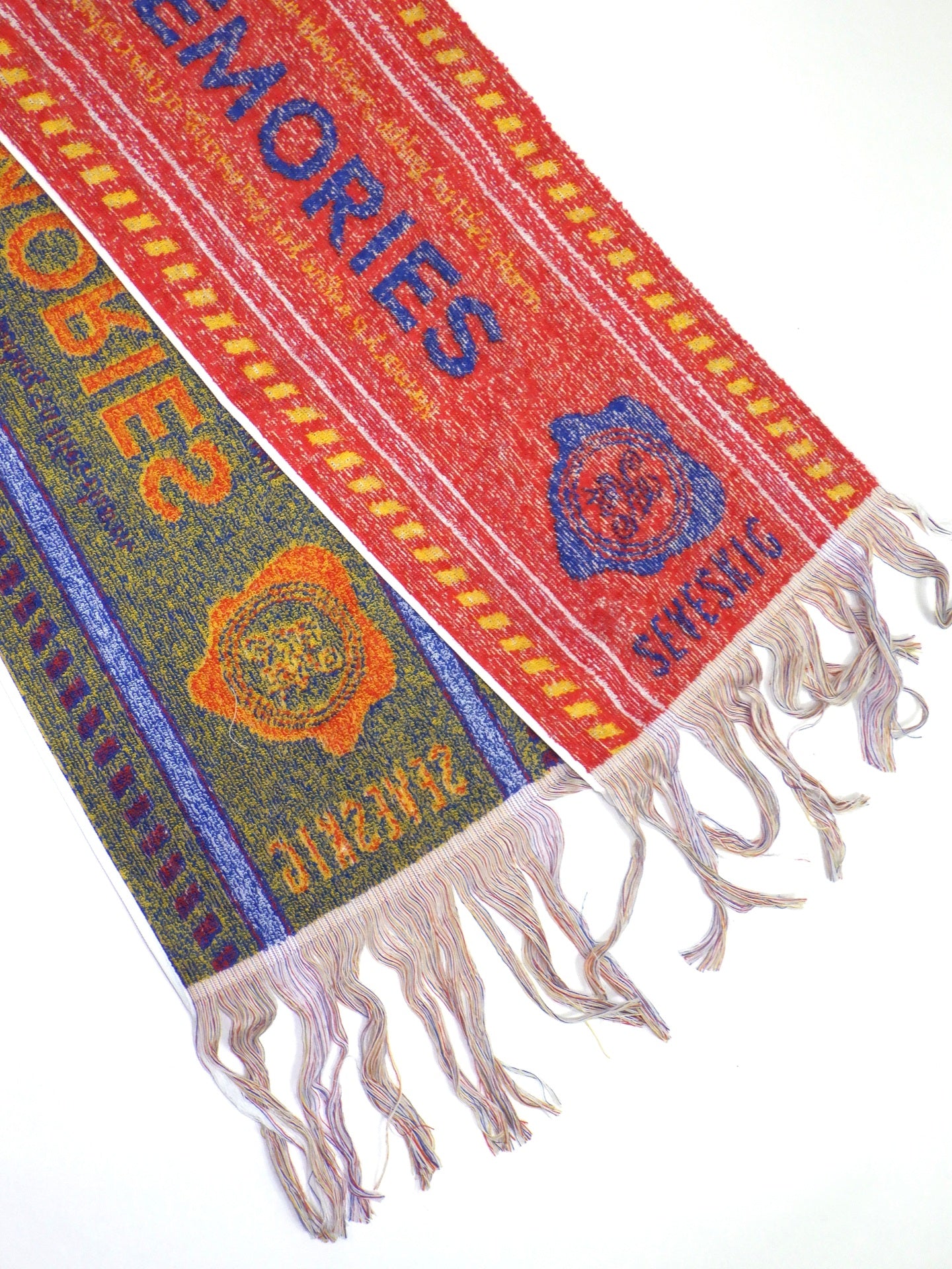 SEVESKIG　MEMORIES “KEEP OUT” Muffler Towel　AC-SV-NRS-1005-RED