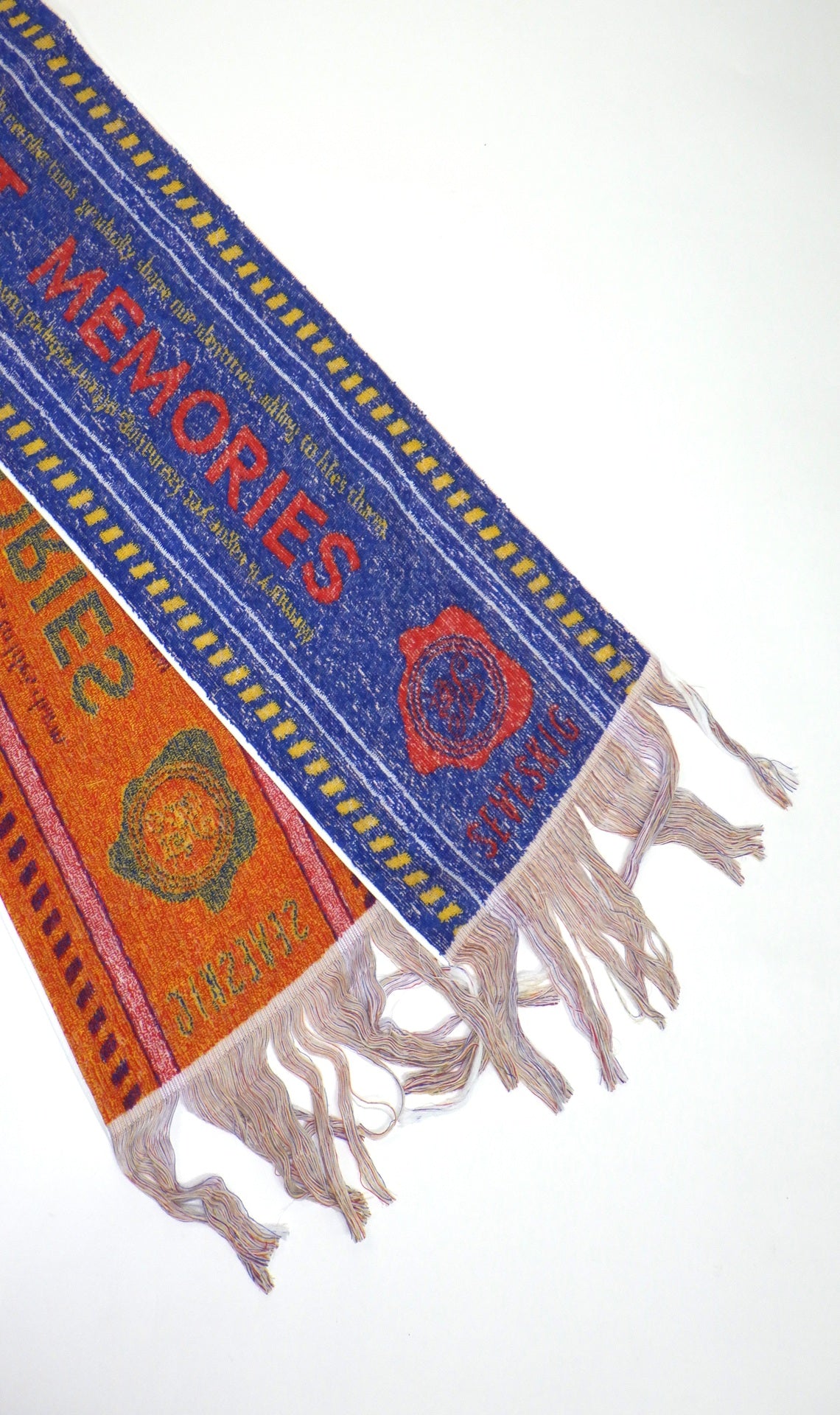 SEVESKIG　MEMORIES “KEEP OUT” Muffler Towel　AC-SV-NRS-1005-BLU