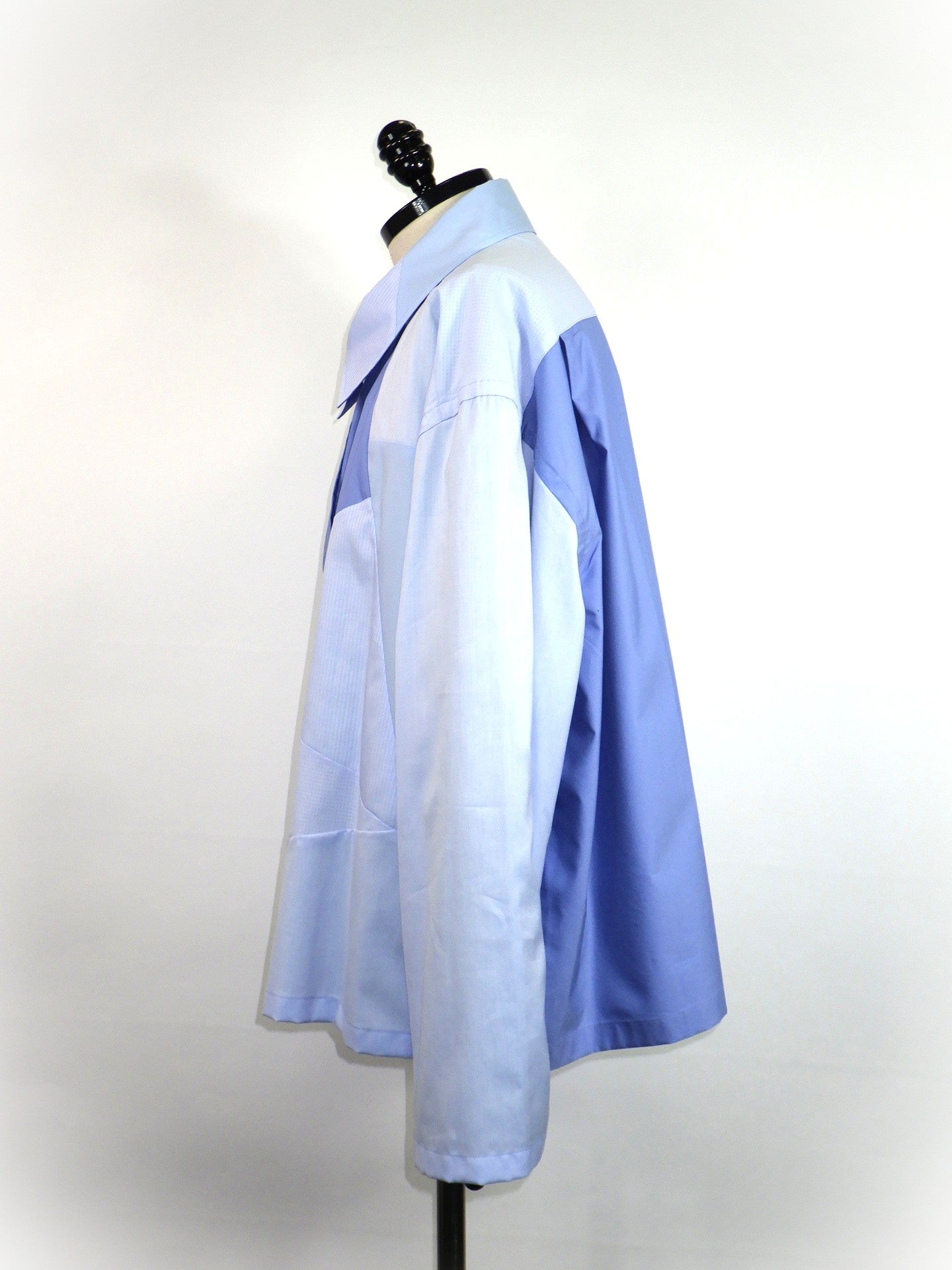 ANREALAGE　ZOOM PATCHWORK SHIRT　AZ262CW1008-BL