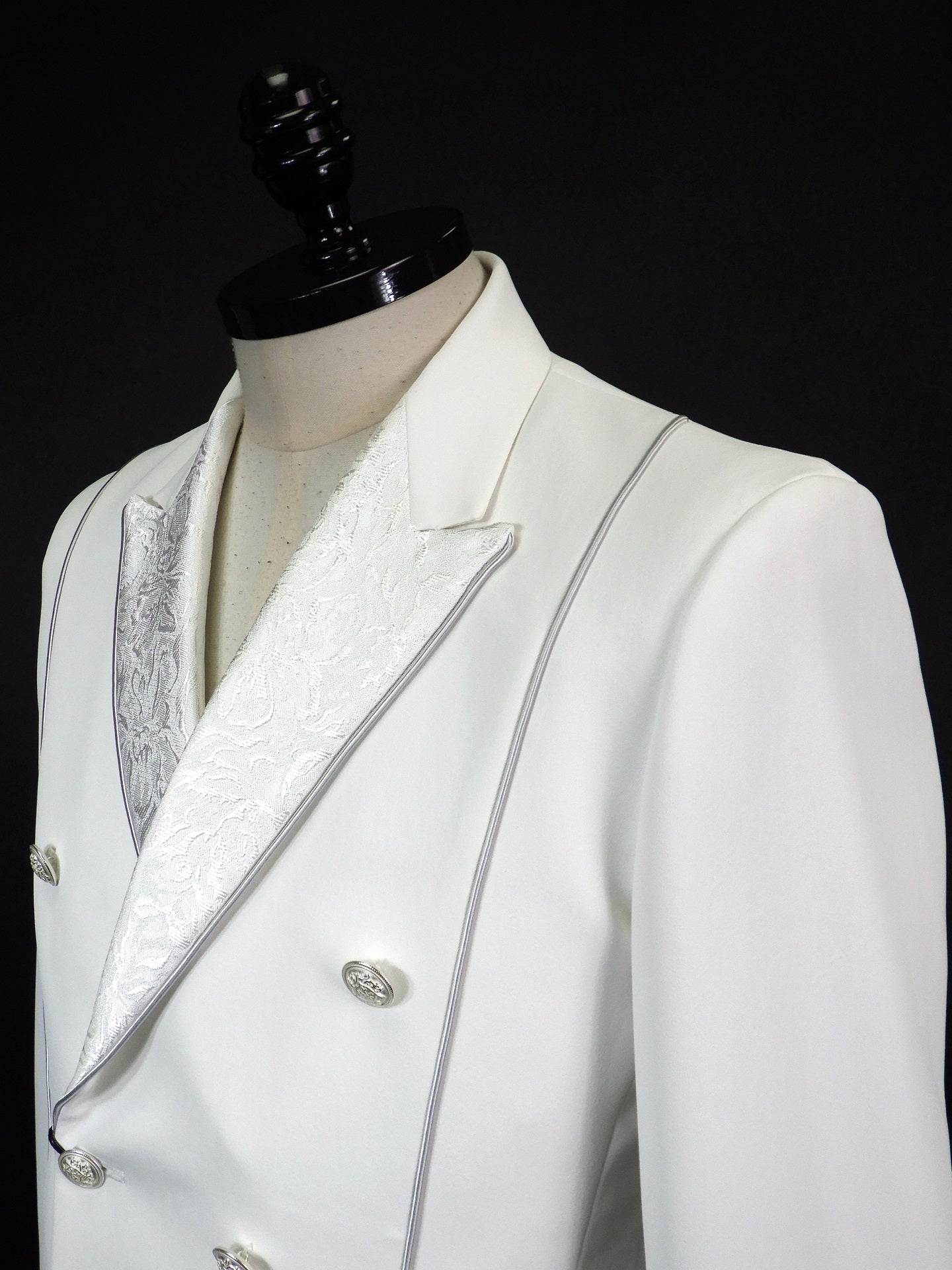 SOS TE NUTO フラワージャガード切替ダブルジャケット 2423002 – KAWANO