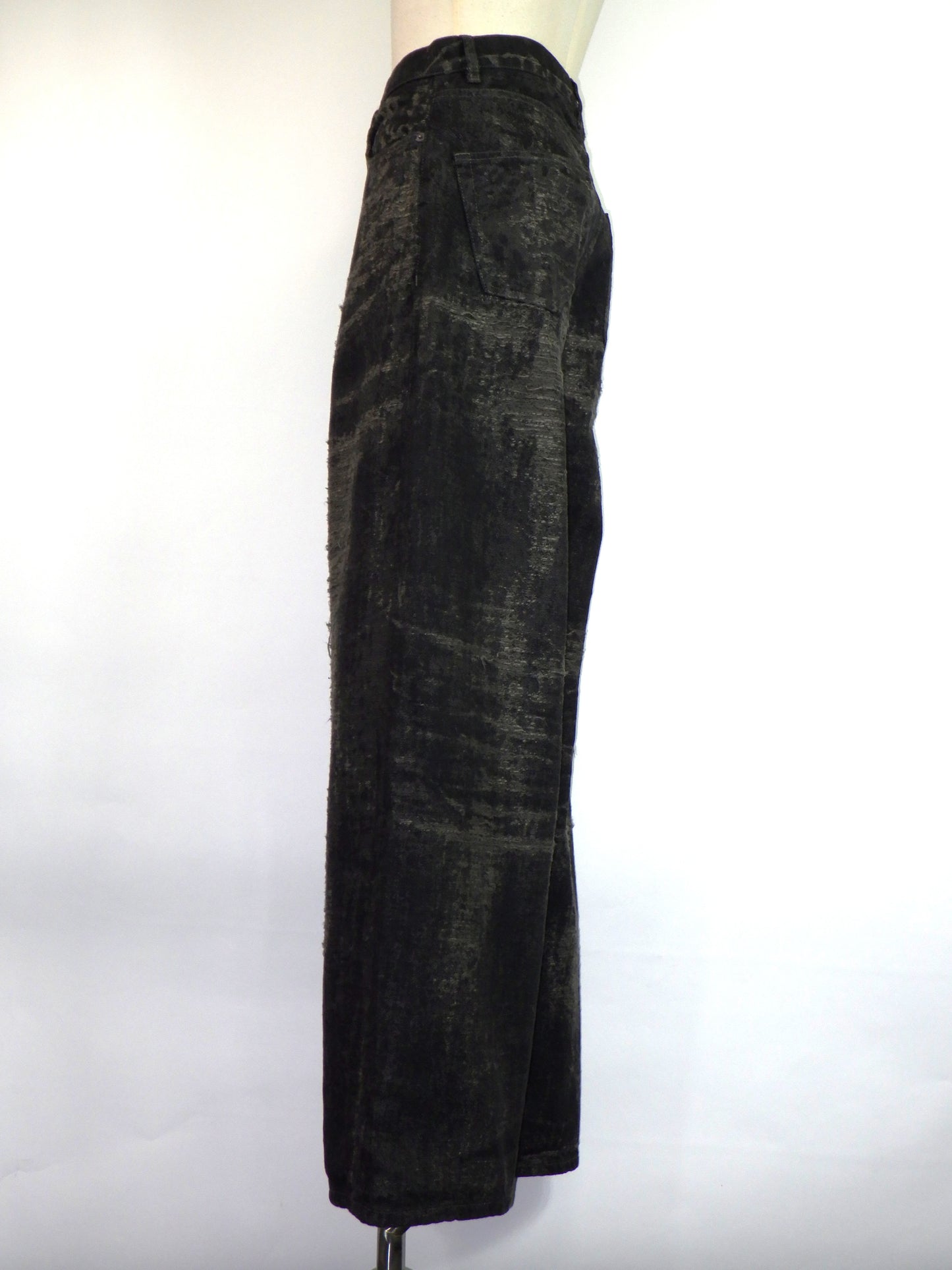 TAAKK　DENIM WIDE PANTS　TA26AW-PT028-GRY