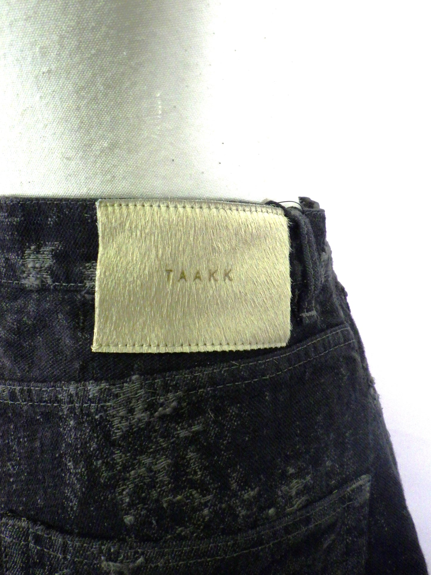 TAAKK　DENIM WIDE PANTS　TA26AW-PT028-GRY