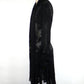 kiryuyrik　Shadow Butterly Opal Stoal Flare Shirt　KV-22SSHB21-903-BK