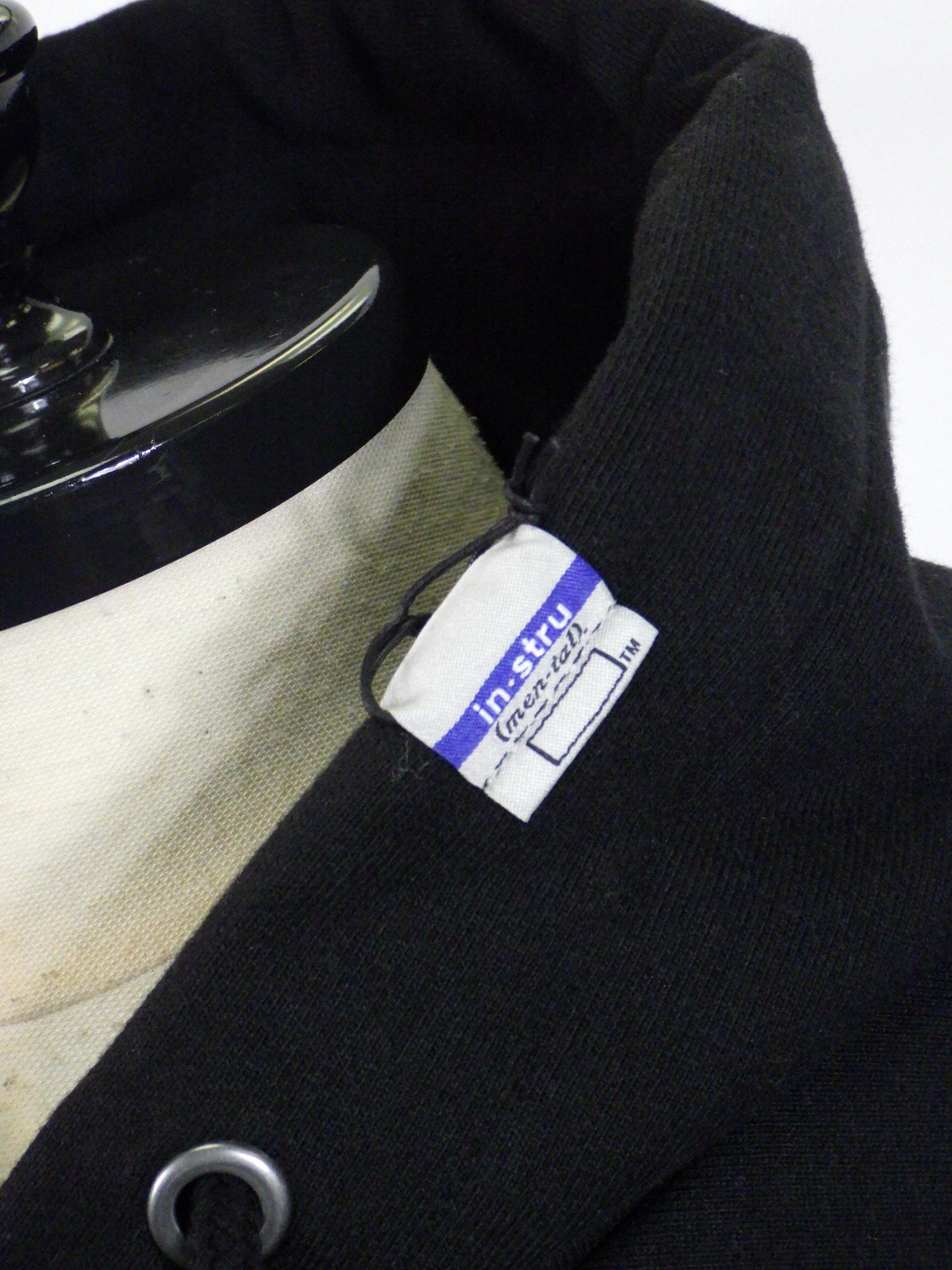 in・stru(men-tal).　HEAVY WEIGHT FRENCH TERRY HOODIE　I17HD532-BK