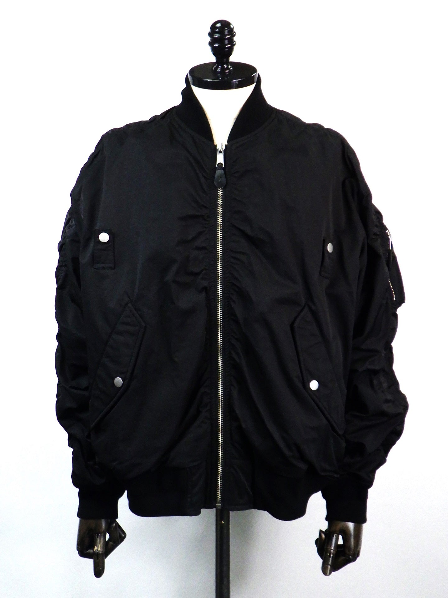 WIZZARD　ボンバーブルゾン　W25SS-BL010-BK