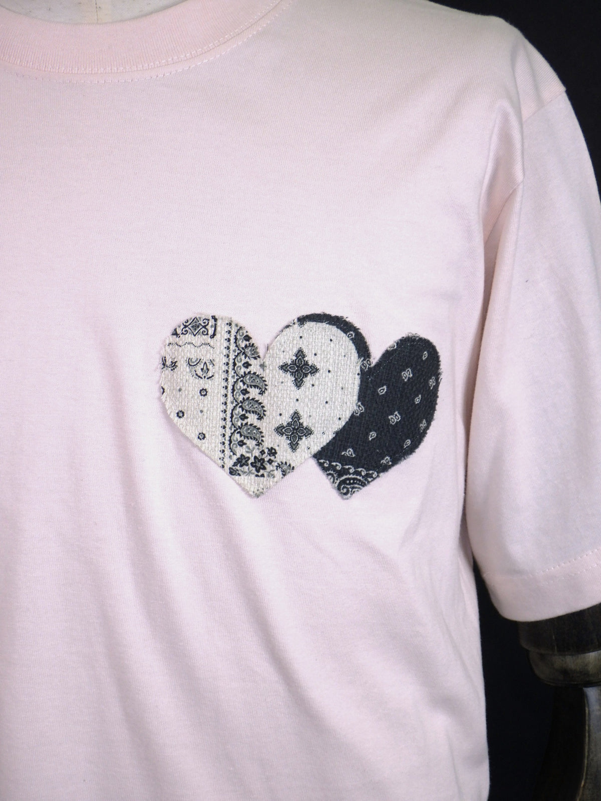 wjk　bandana panel heart T　7402cj51i-PK