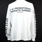 beauty:beast　20471120 COLLABORATION LONGSLEEVE TEE　bb20-33100-WH×BK