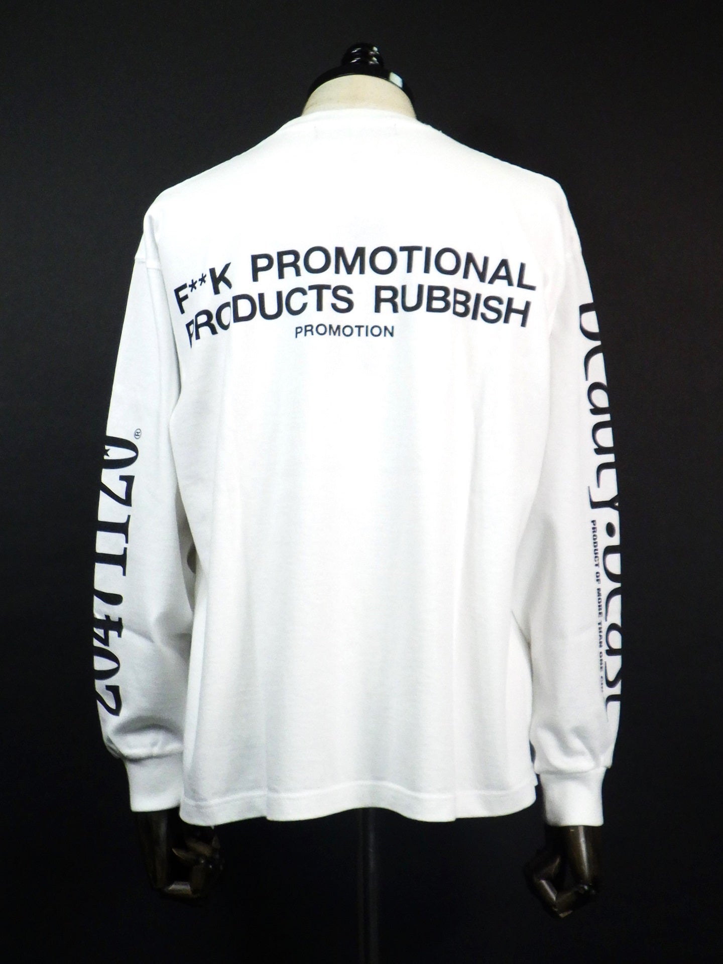 beauty:beast　20471120 COLLABORATION LONGSLEEVE TEE　bb20-33100-WH×BK