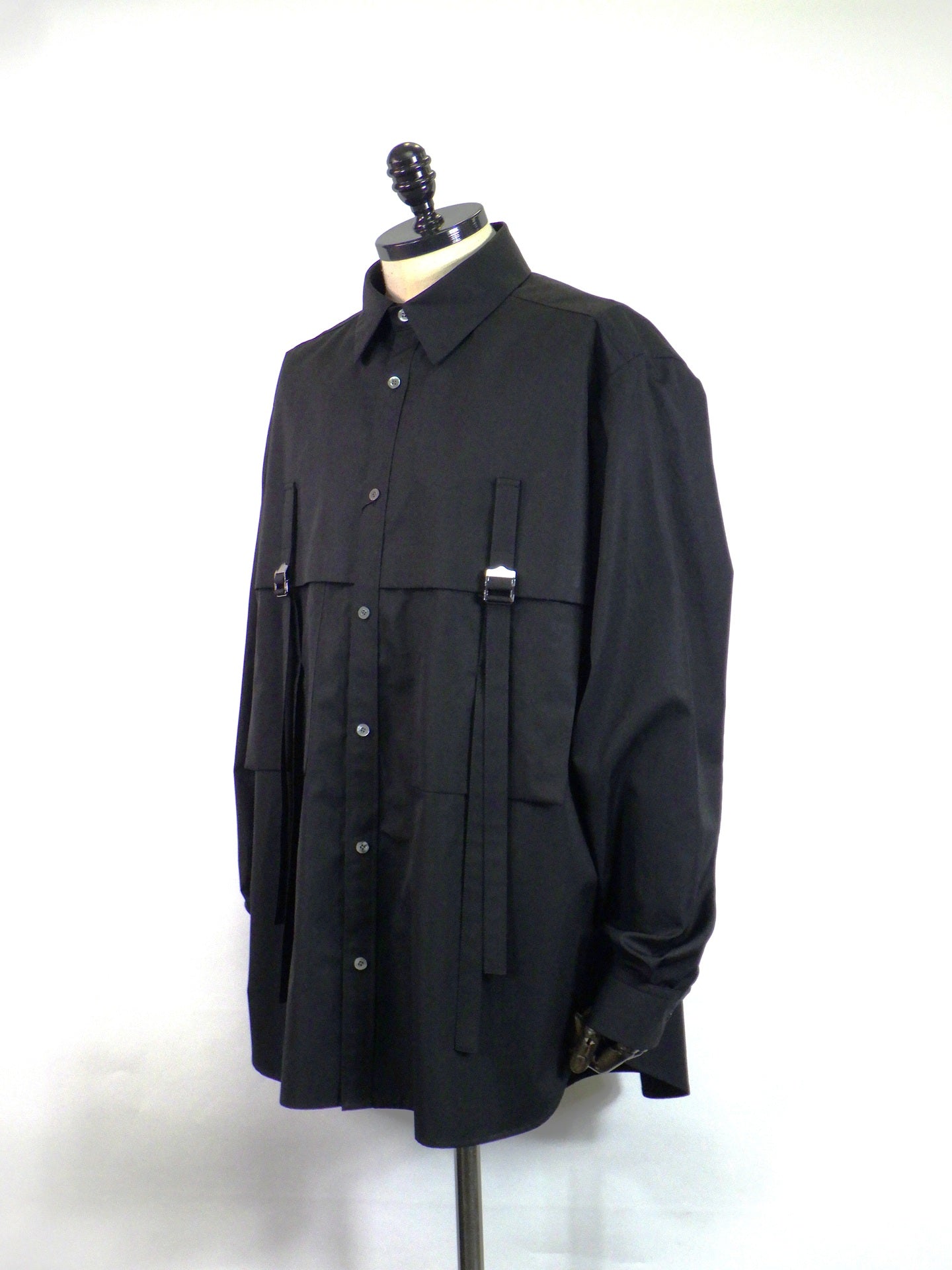 UJOH　Belt Pocket Shirt　M734-B53-003-BK