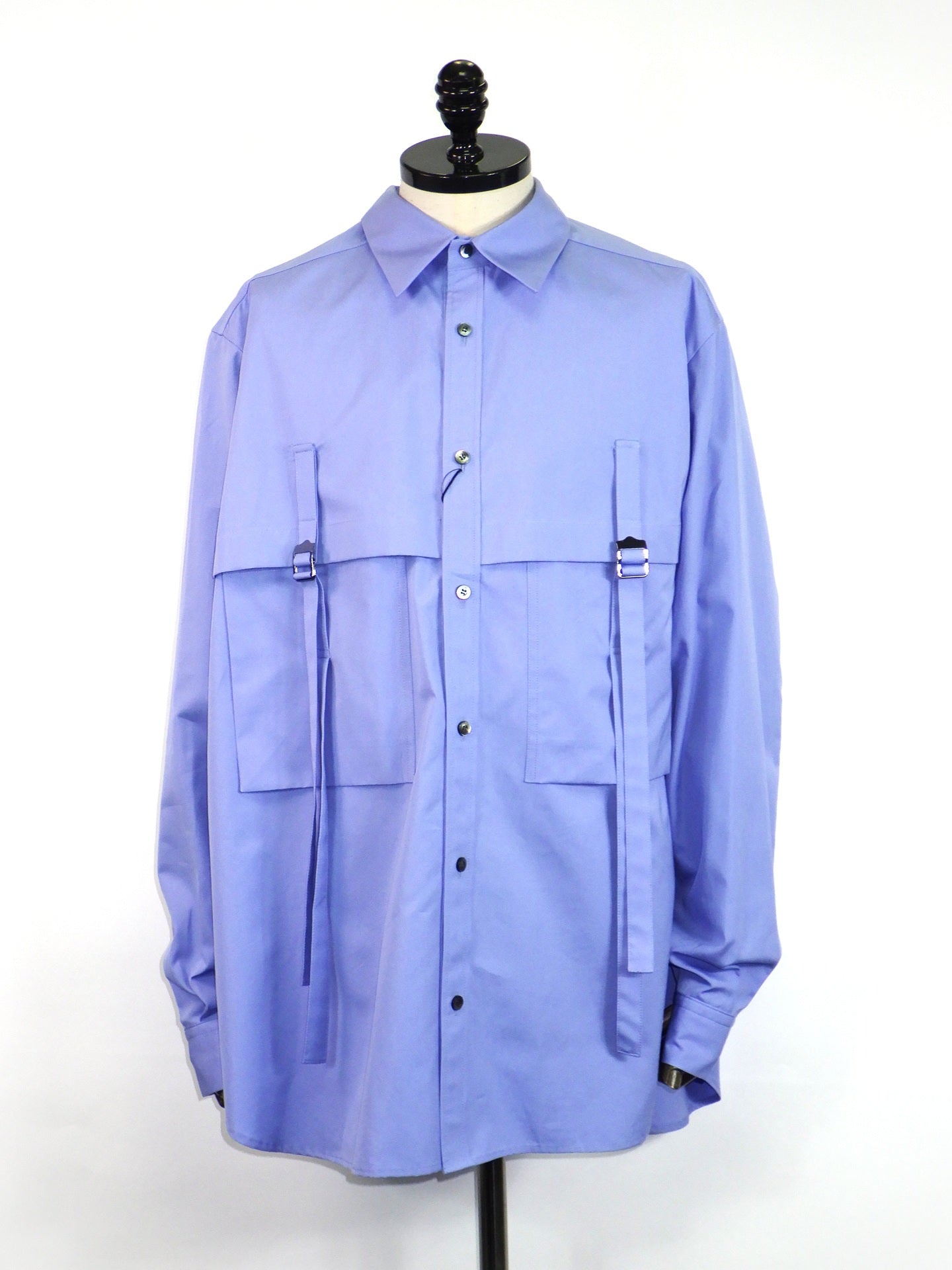 UJOH　Belt Pocket Shirt　M734-B53-003-BL