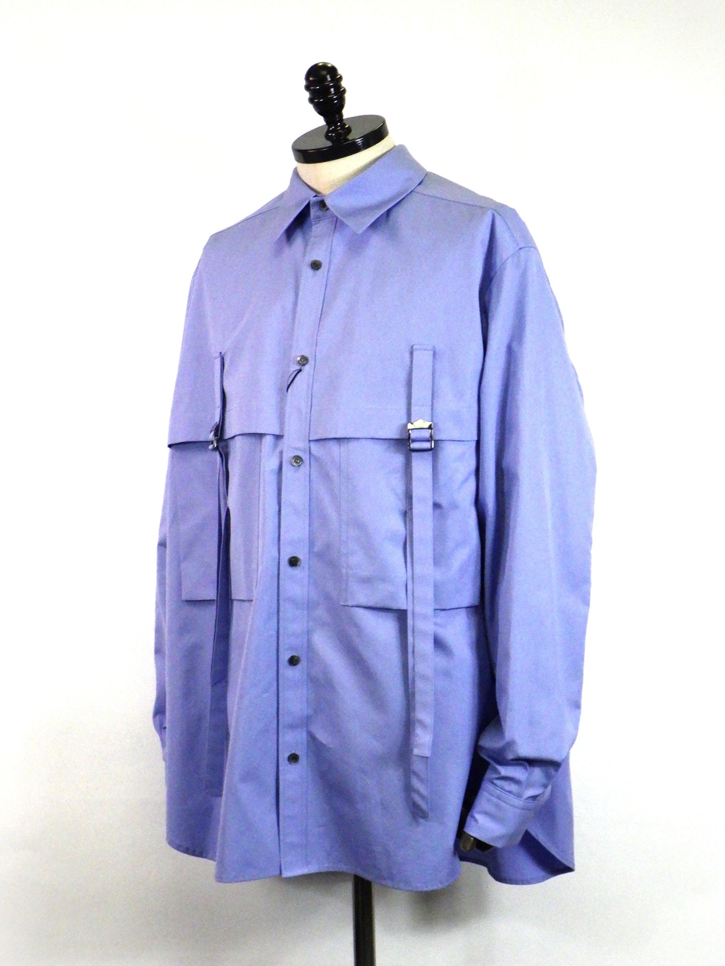UJOH　Belt Pocket Shirt　M734-B53-003-BL