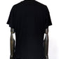1PIU1UGUALE3 RELAX　ヘム刺繍ロゴ半袖Tシャツ　UST-25005-BK