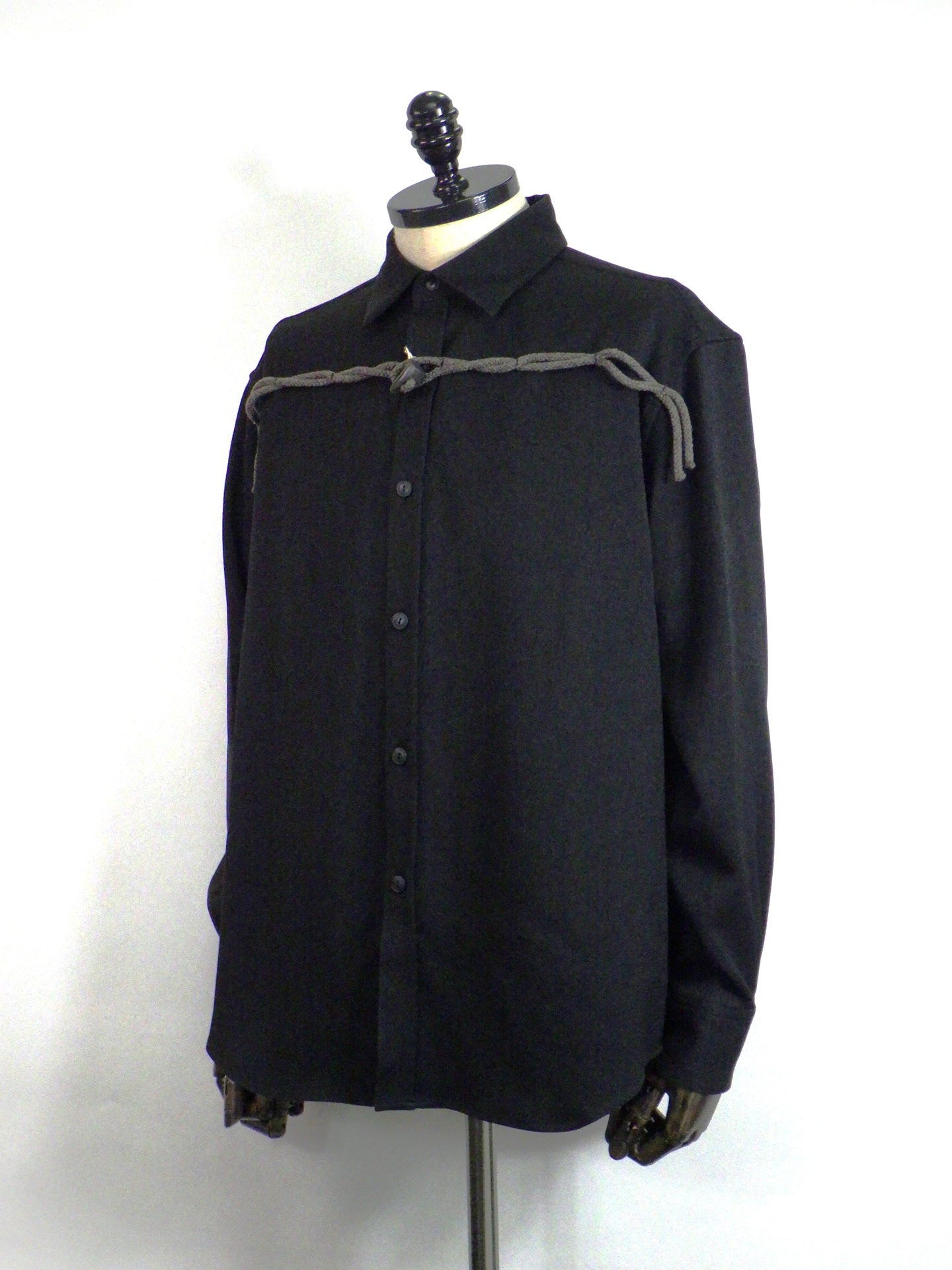 meagratia　Toggle button shirt　26303-0504-BK