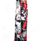 kiryuyrik　スプラッシュフローラサテンスリットワイドタックスラックス　KT-HP41-900-WH&RED