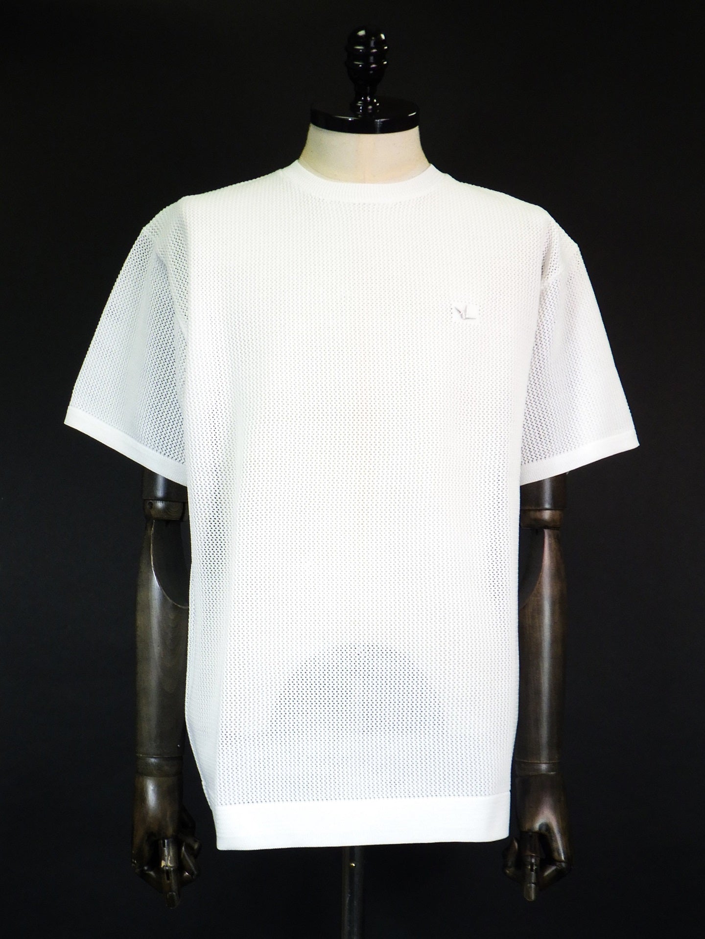 1PIU1UGUALE3 RELAX　ベーシック半袖ニットTシャツ　USK-25022-WH