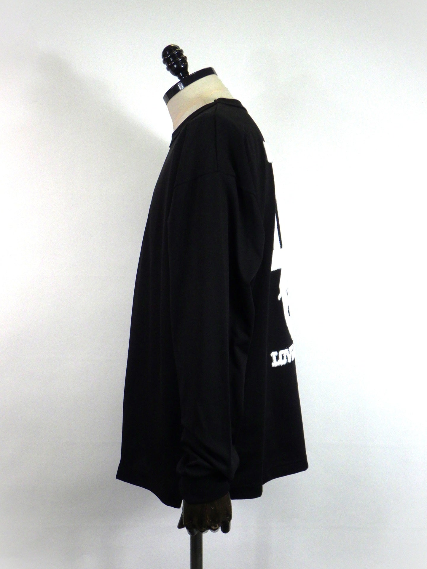 roarguns　LA FUR PRINT L/S T　26FGT-04-BK×WH