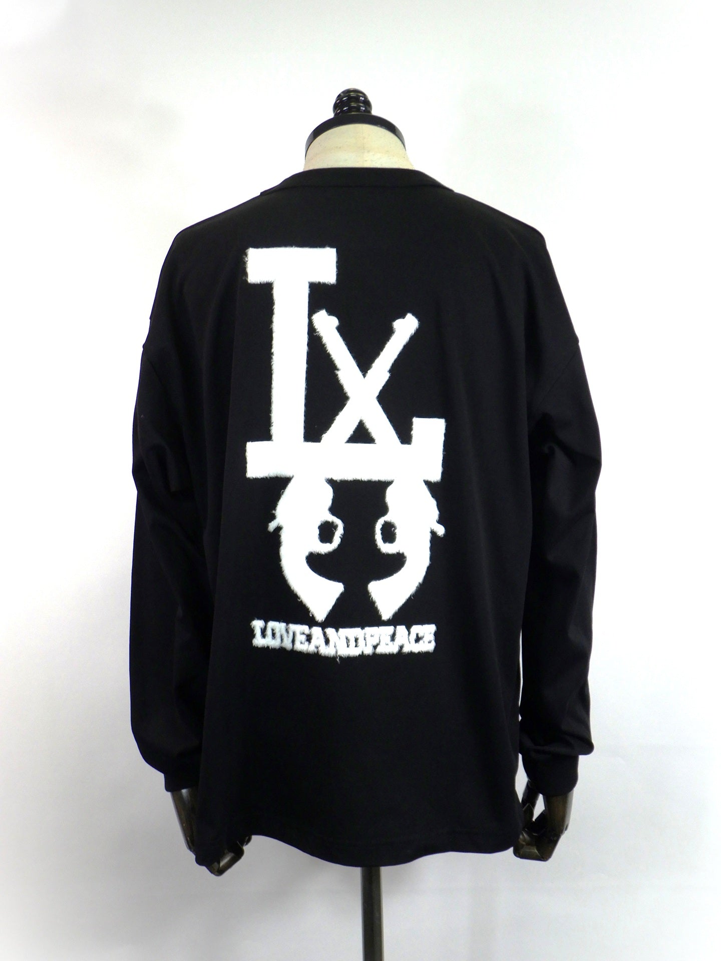 roarguns　LA FUR PRINT L/S T　26FGT-04-BK×WH
