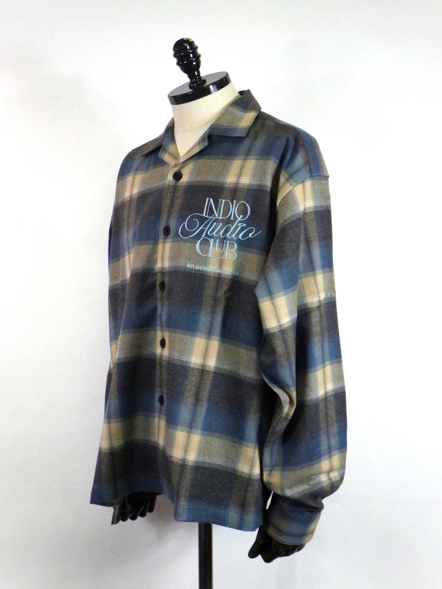 NIL DUE NIL UN チェックシャツ　トートバッグ NIL DUE/NIL UN TOKYO EMBROIDERY CHECK SHIRT NL_00123 – KAWANO