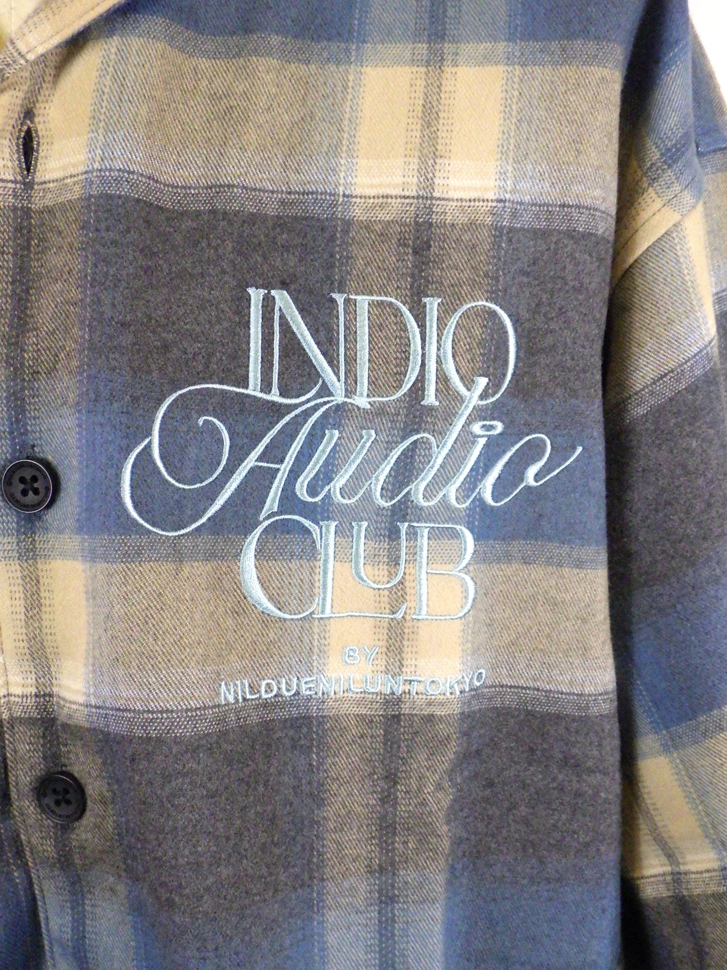 NIL DUE/NIL UN TOKYO チェックシャツ NIL DUE/NIL UN TOKYO EMBROIDERY CHECK SHIRT NL_00123 – KAWANO