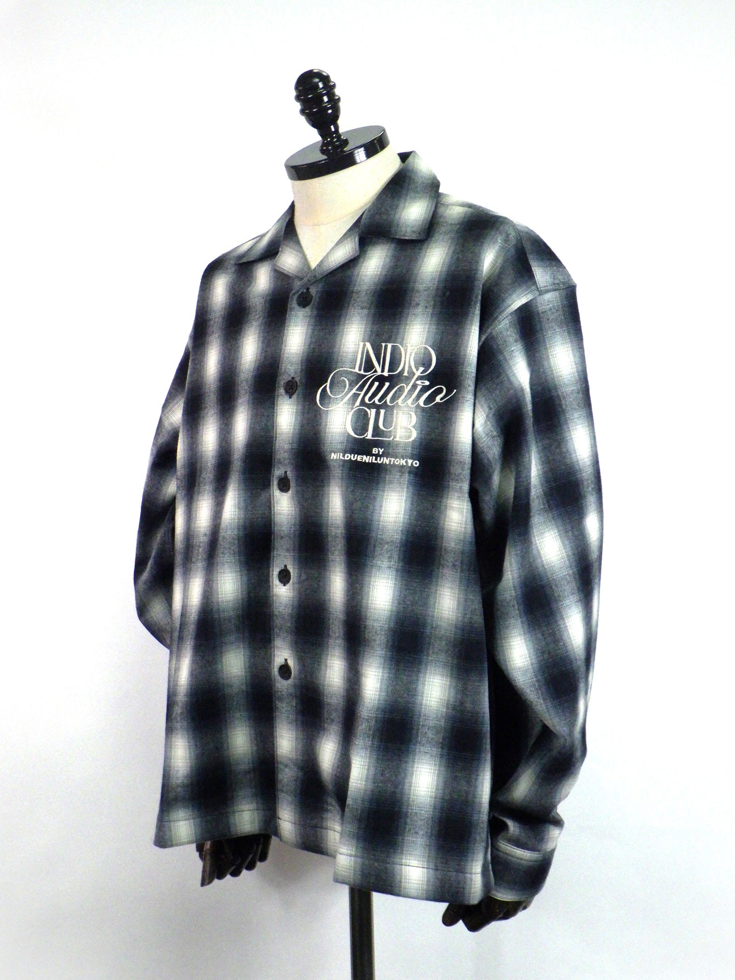 NIL DUE/NIL UN TOKYO　EMBROIDERY CHECK SHIRT　NL_00121