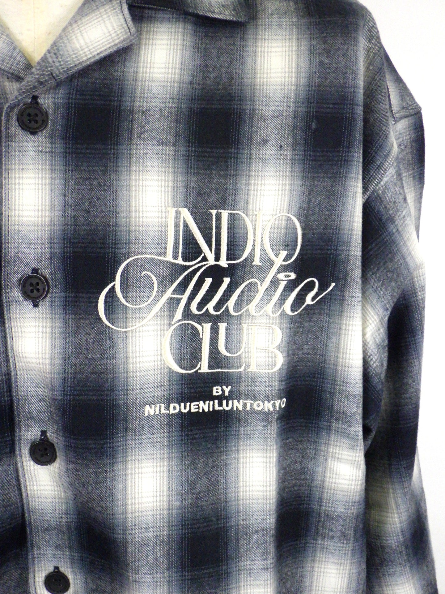NIL DUE/NIL UN TOKYO　EMBROIDERY CHECK SHIRT　NL_00121