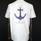 muta MARINE　HALFTONE WAVE Tシャツ　MMKW-434609-WH