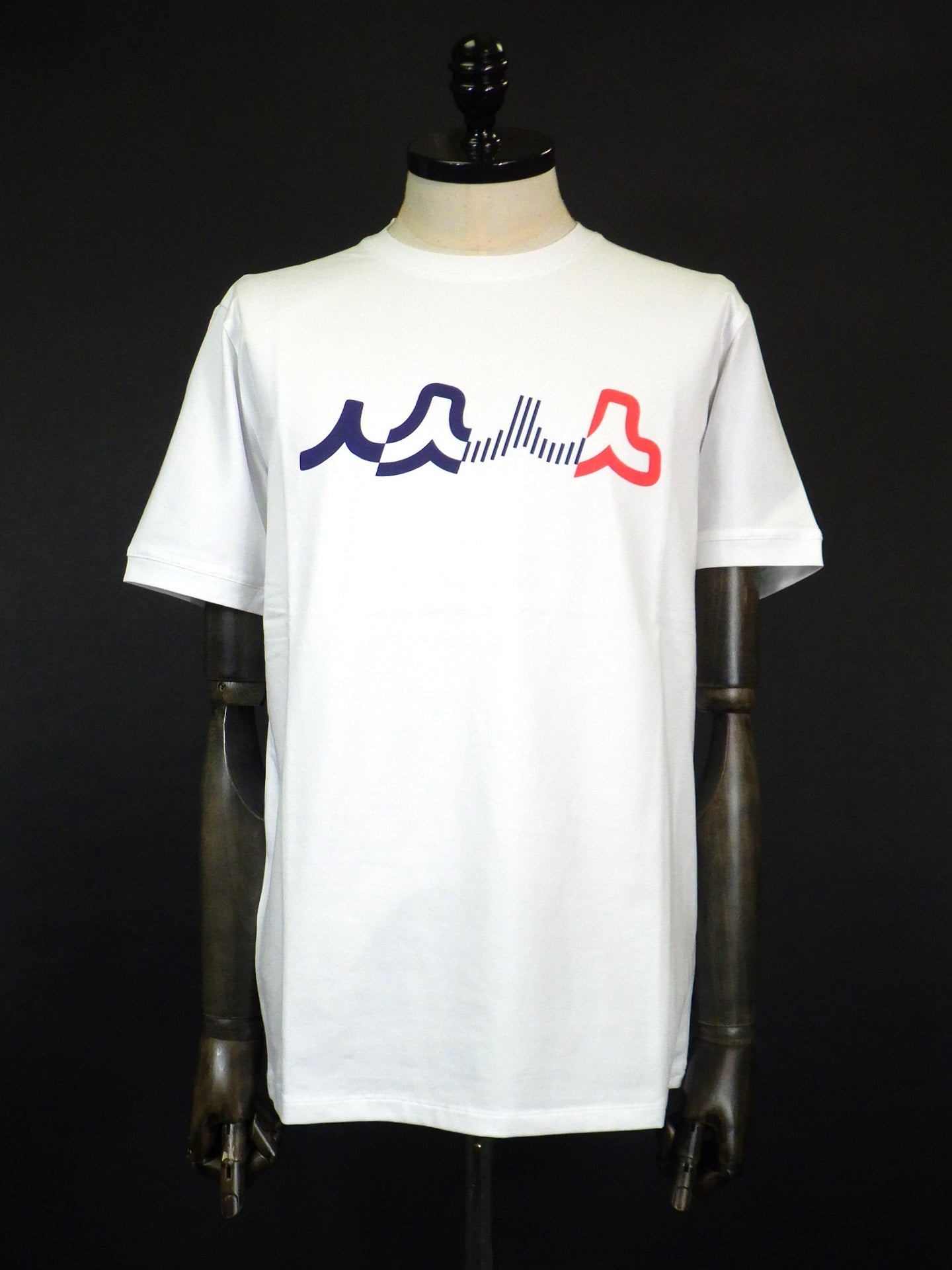 muta MARINE　METER WAVE Tシャツ　MMKW-434607-WH