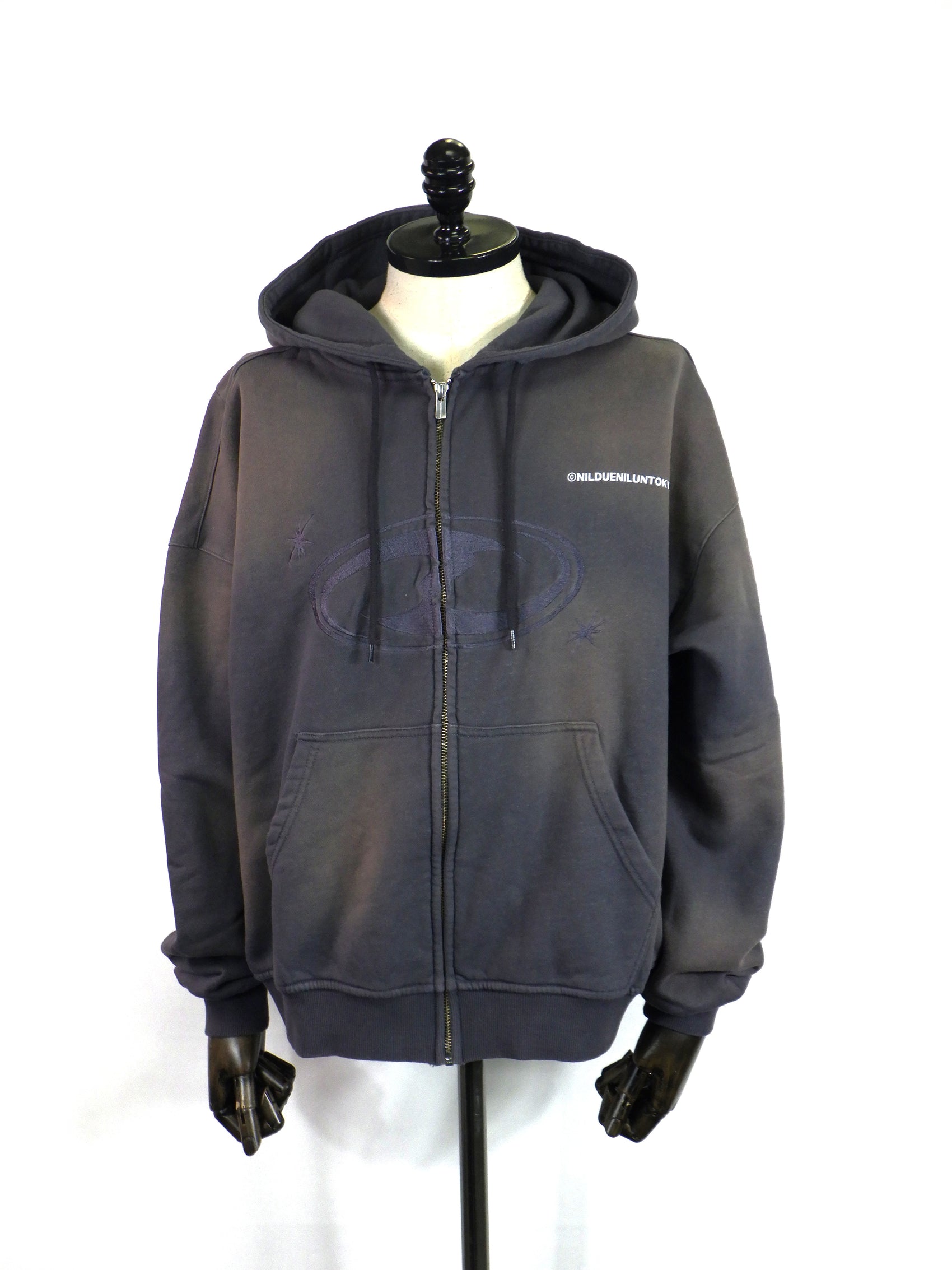 NIL DUE/NIL UN TOKYO　FADE WASH ZIP HOODIE　NL_00126