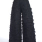 TAAKK　SHAGGY DENIM PANTS　TA26AW-PT038-BK