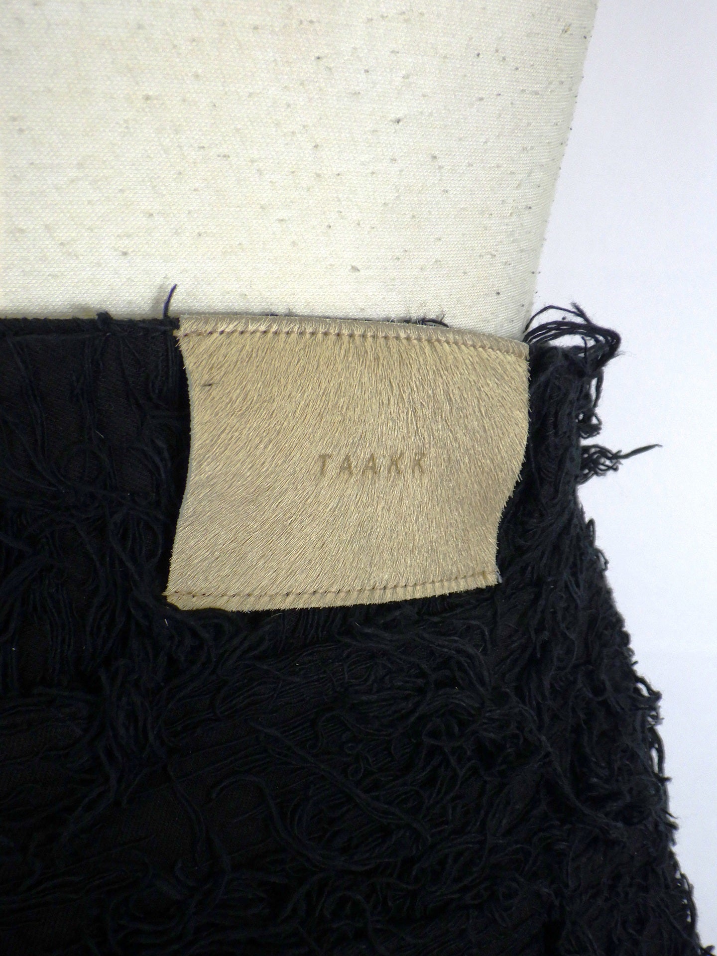 TAAKK　SHAGGY DENIM PANTS　TA26AW-PT038-BK