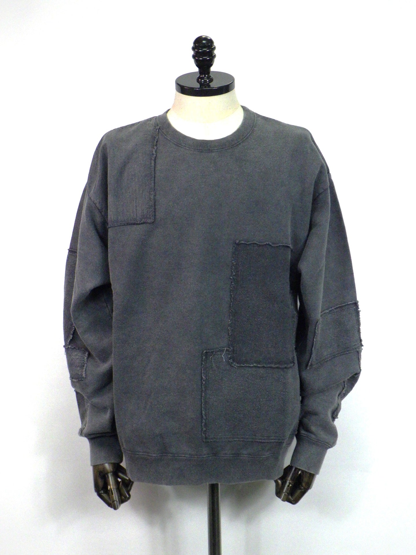 roarguns　PATCHWORK SWEAT CRY　26FGT-10A-BK