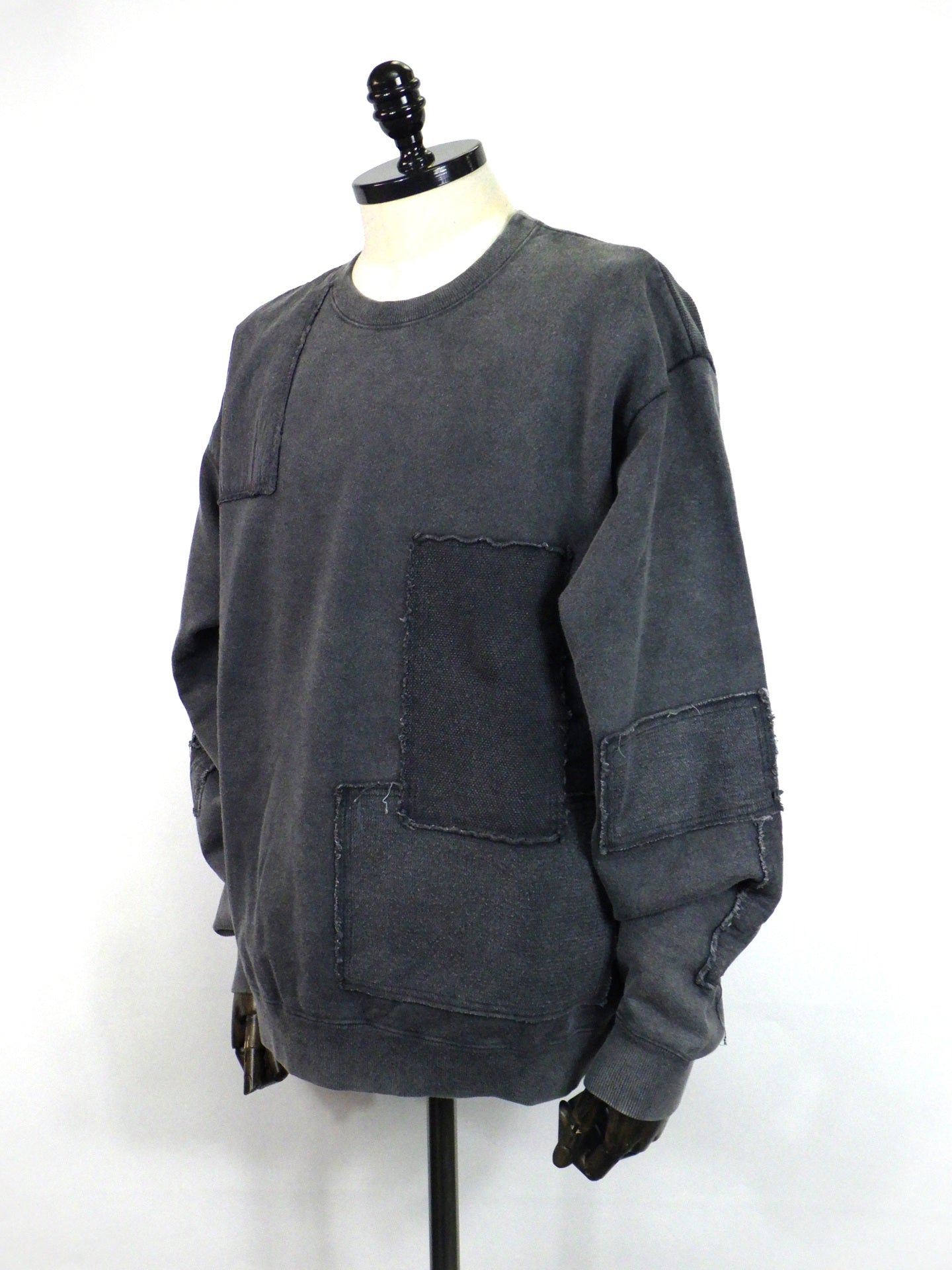 roarguns　PATCHWORK SWEAT CRY　26FGT-10A-BK