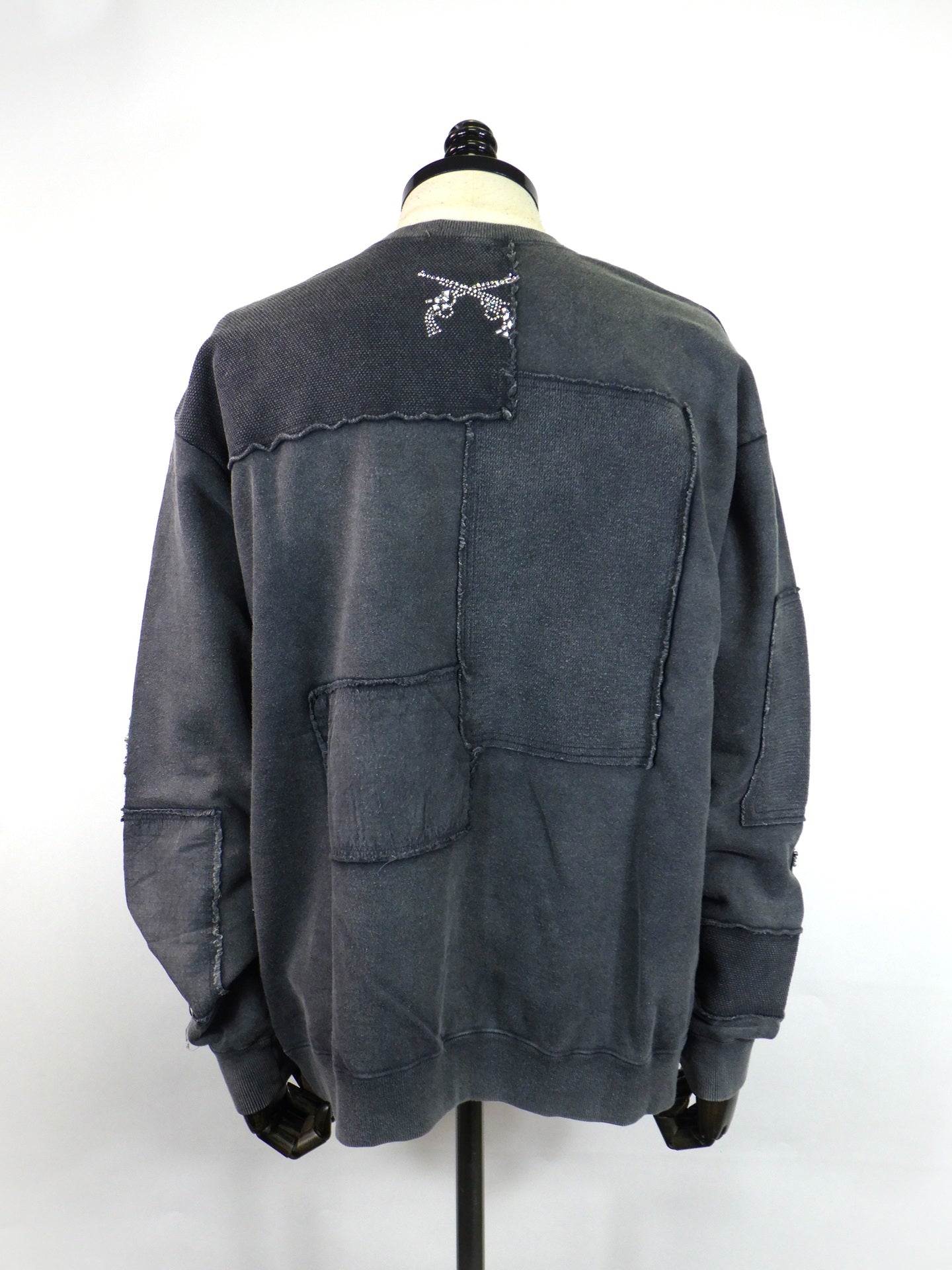 roarguns　PATCHWORK SWEAT CRY　26FGT-10A-BK
