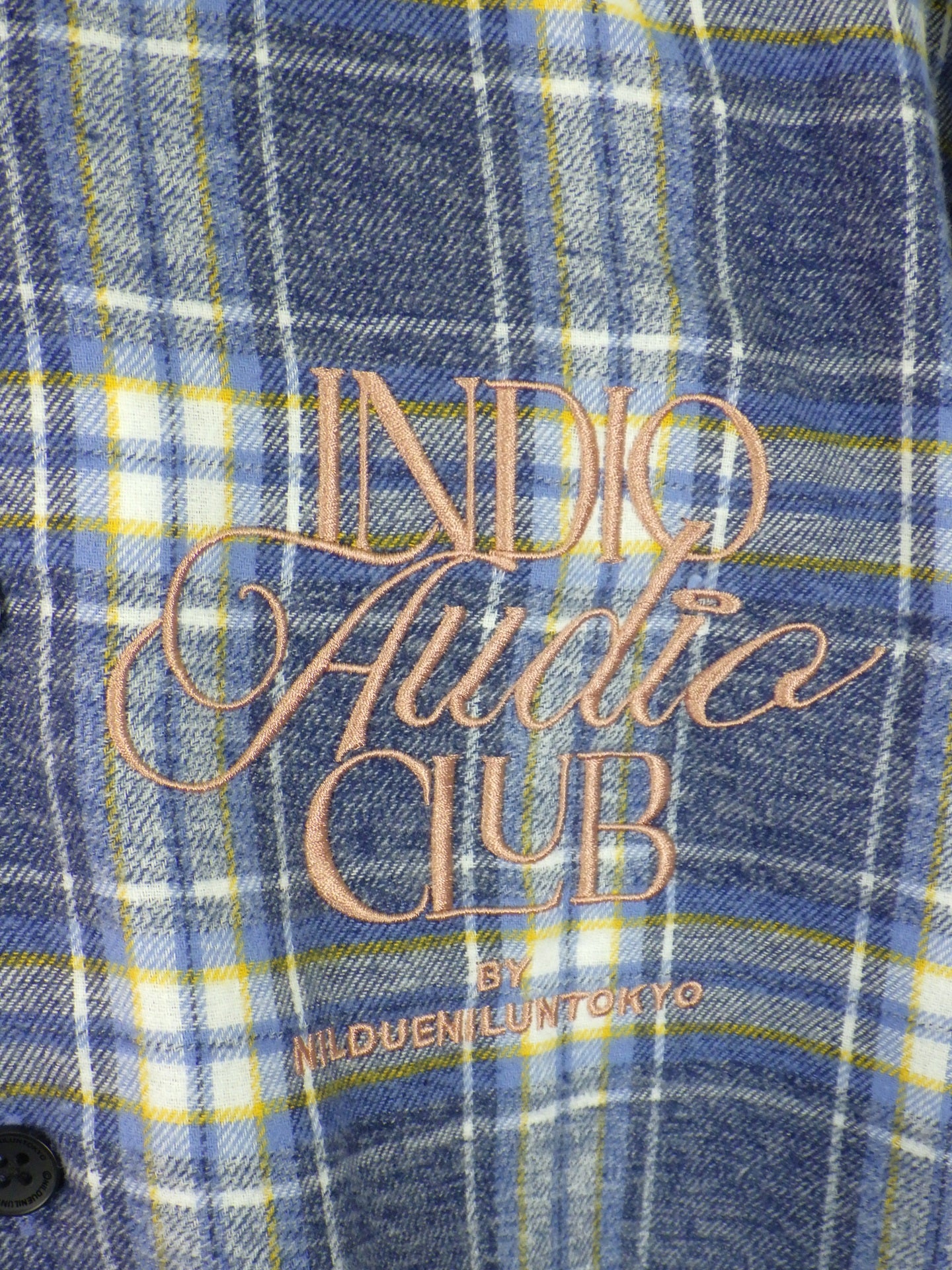 NIL DUE/NIL UN TOKYO EMBROIDERY CHECK SHIRT NL_00122 – KAWANO
