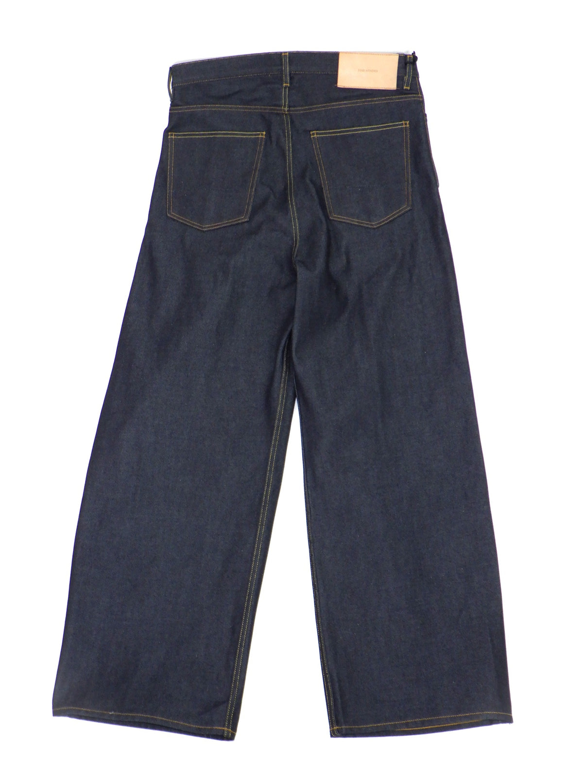 SUBLATIONS　2TUCK WIDE DENIM PANTS -ENTASIS Mk-Ⅱ-　S001401-5