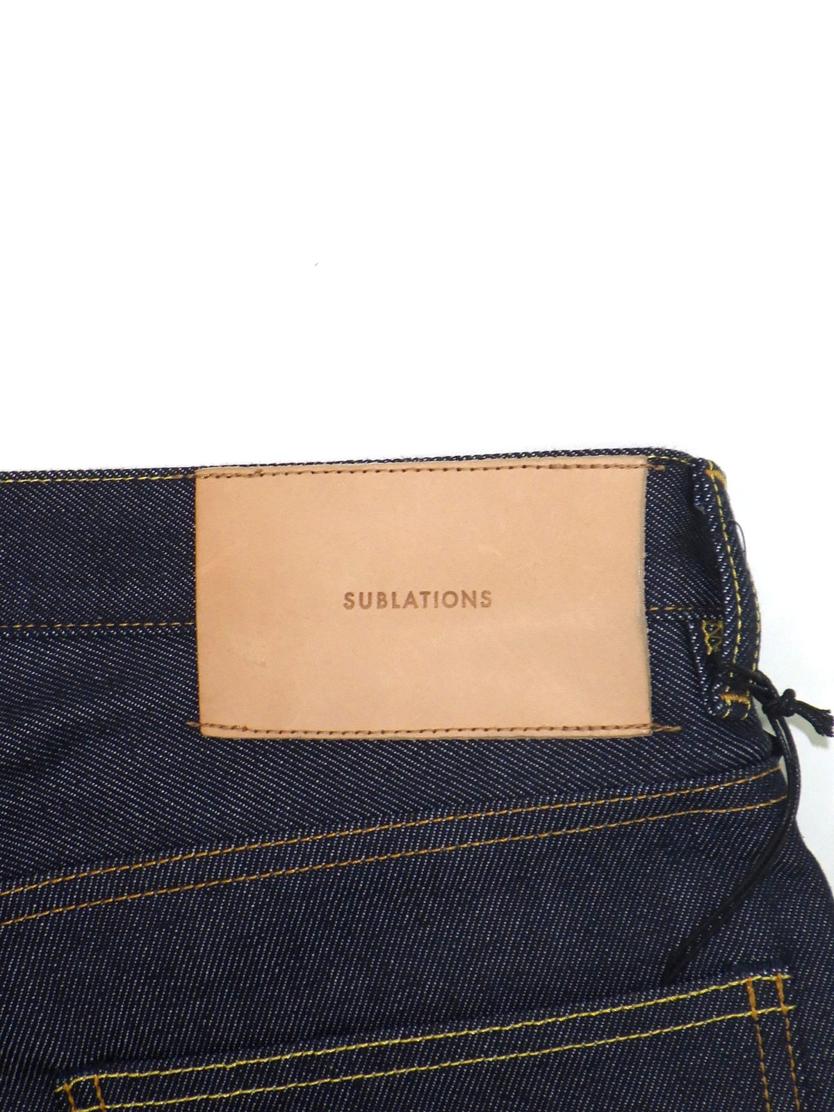 SUBLATIONS　2TUCK WIDE DENIM PANTS -ENTASIS Mk-Ⅱ-　S001401-5